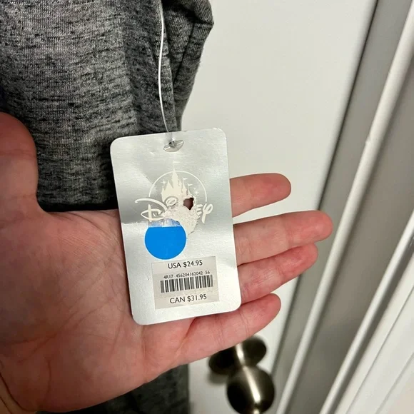 Disney Women's Gray Muscle Tee with Character Print - Picture 2 of 5